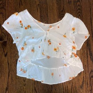 L.A. hearts floral crop top